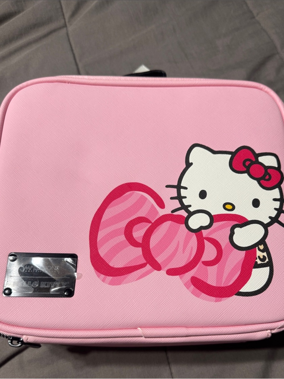 Hello Kitty Pink Bow Cosmetic Case